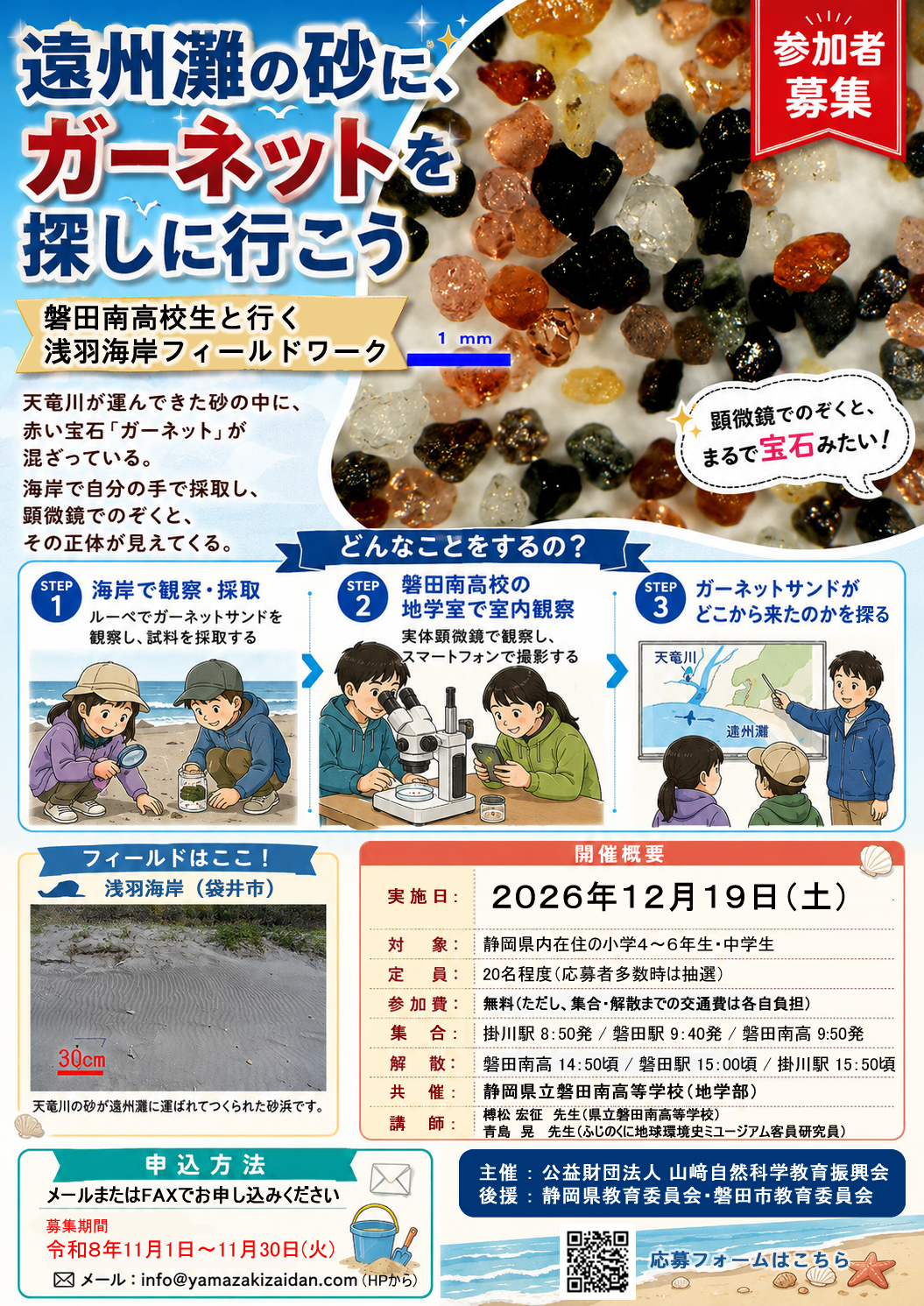 浅羽海岸フィールドワーク